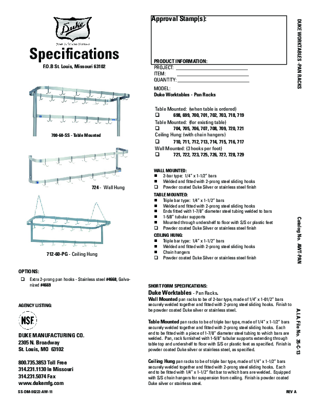 Cutsheet