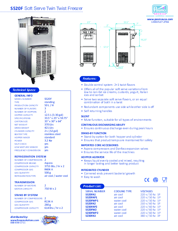 Cutsheet