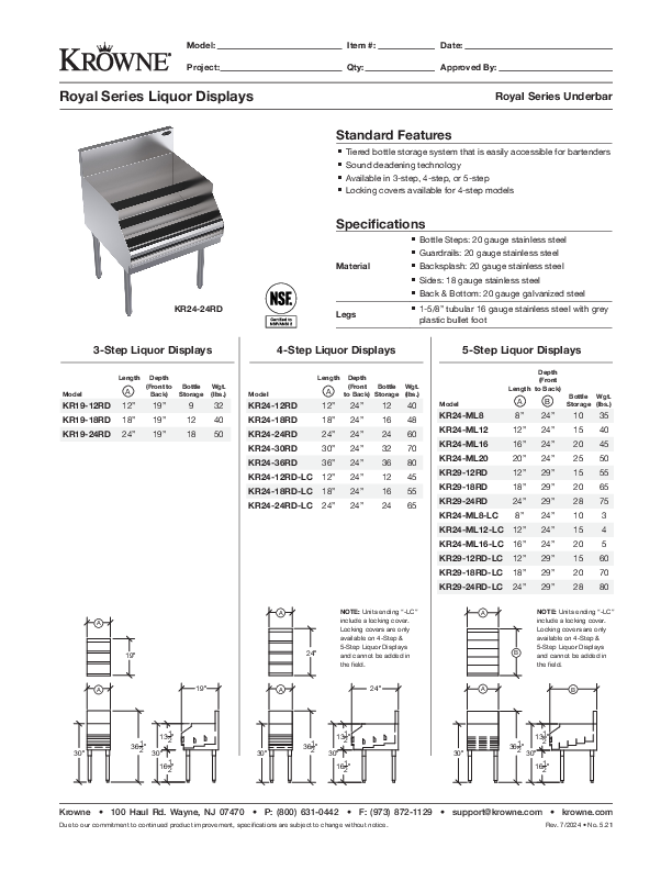 Cutsheet