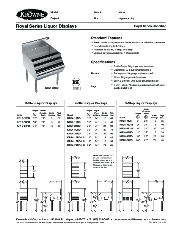 Cutsheet