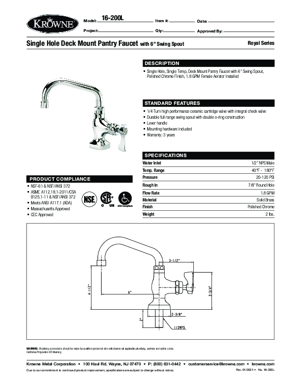 Cutsheet