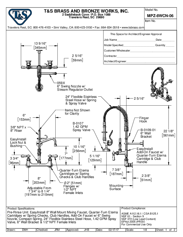 Cutsheet