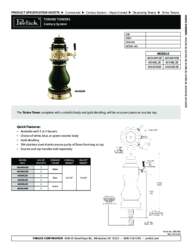 Cutsheet