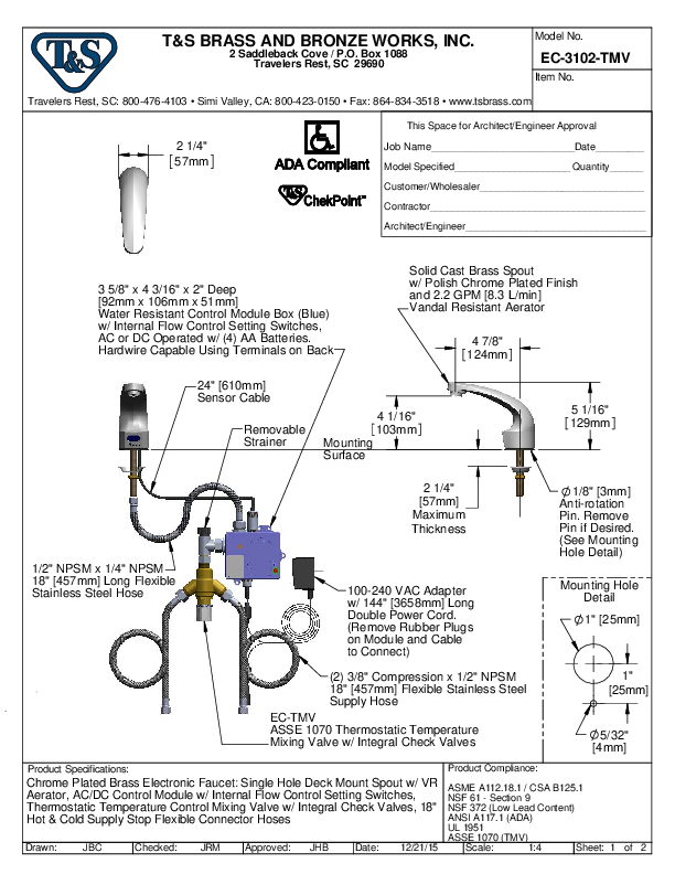 Cutsheet