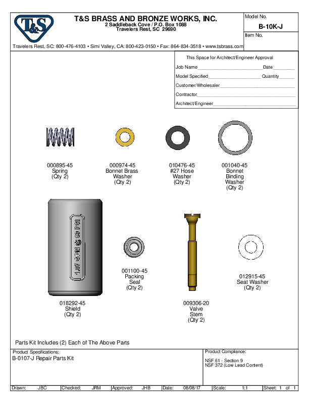 Cutsheet