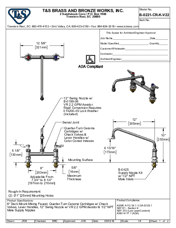 Cutsheet