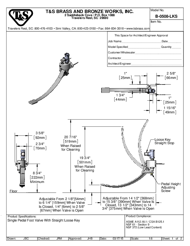 Cutsheet