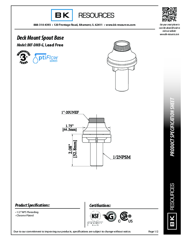 Cutsheet