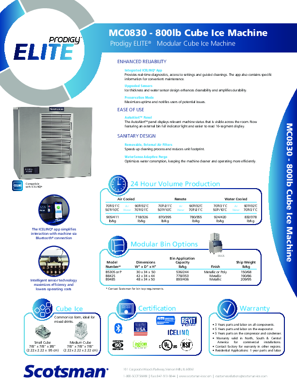 Cutsheet