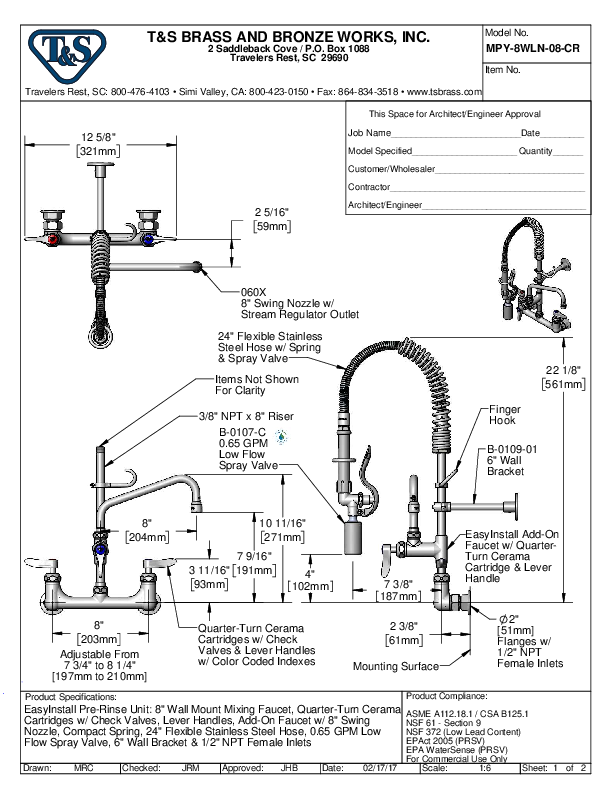 Cutsheet