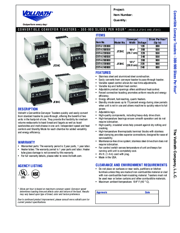 Cutsheet