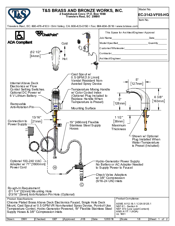 Cutsheet