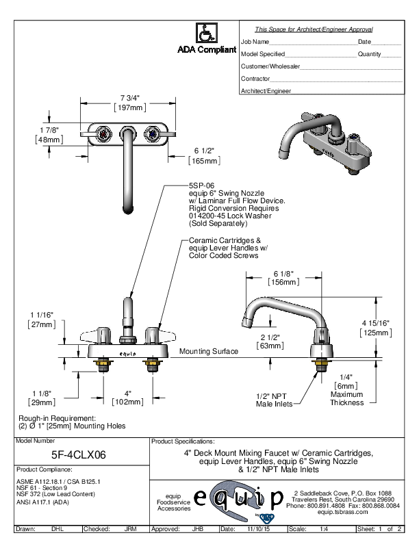 Cutsheet