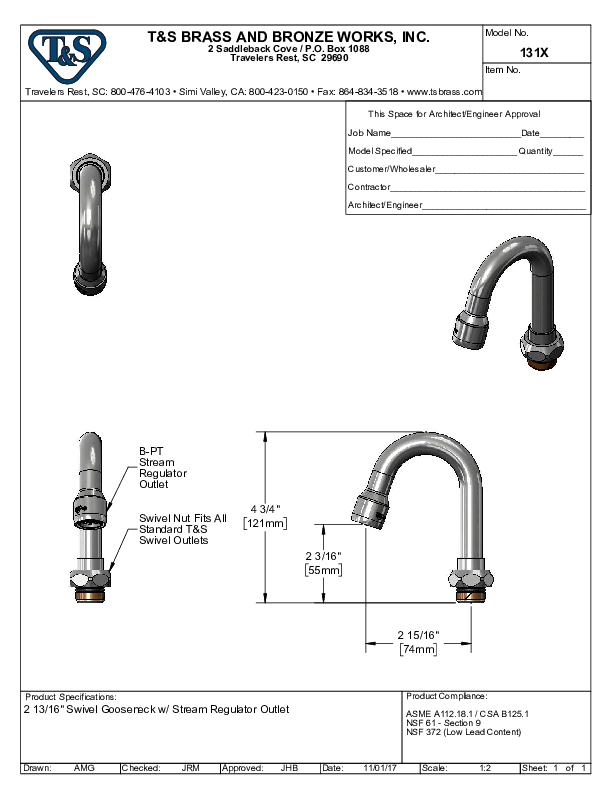 Cutsheet