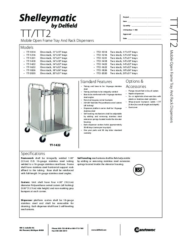 Cutsheet