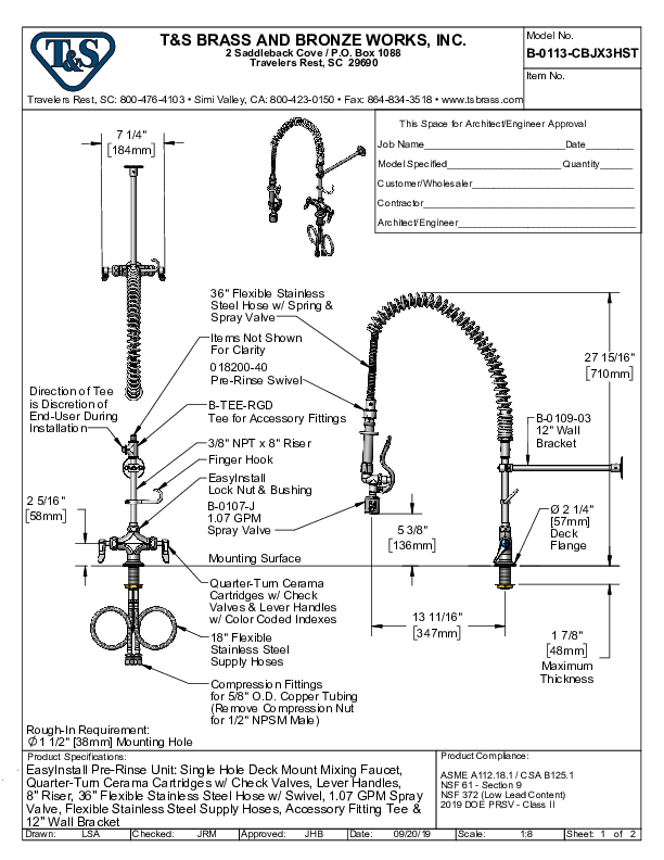 Cutsheet