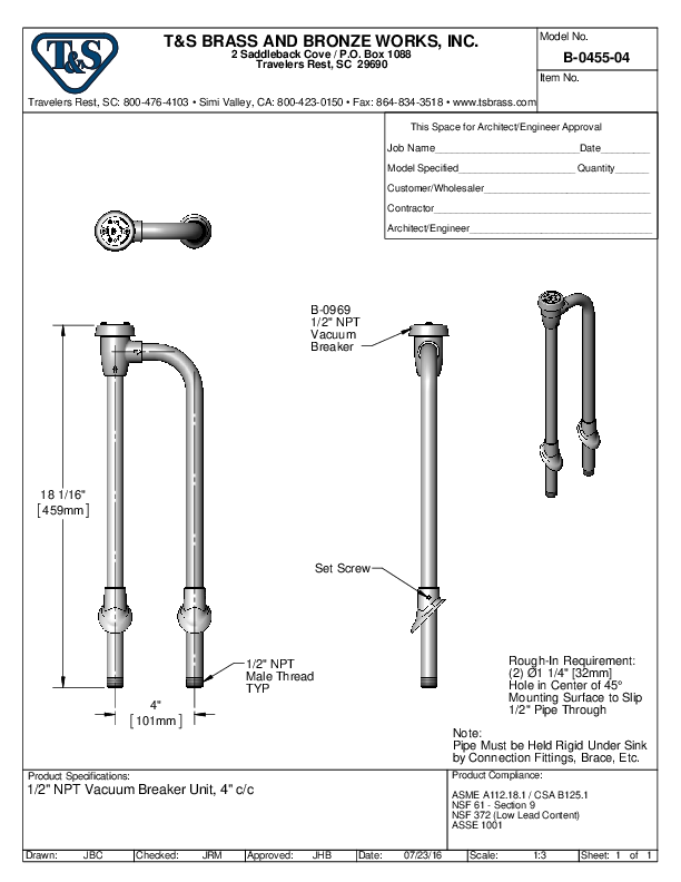 Cutsheet