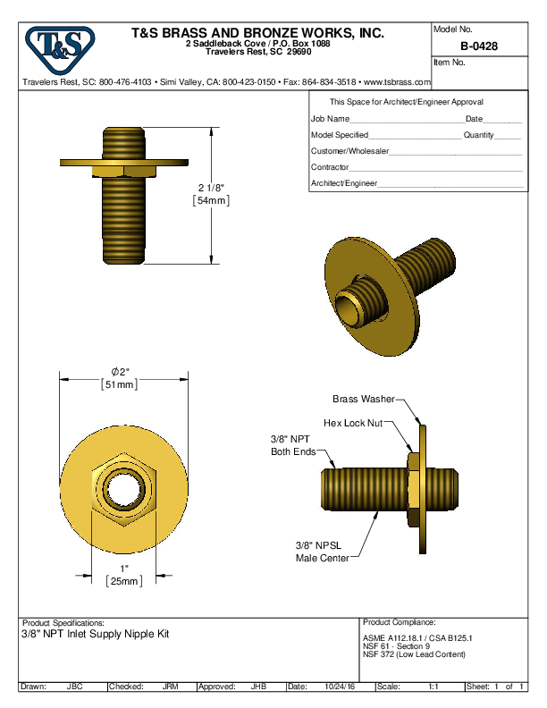 Cutsheet