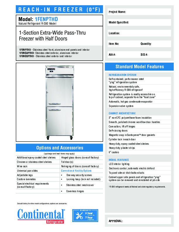 Cutsheet