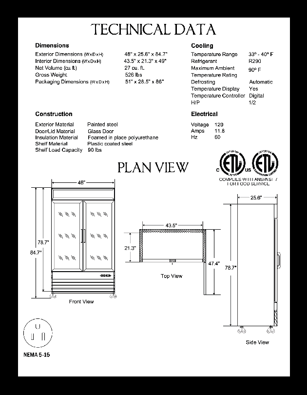 Cutsheet