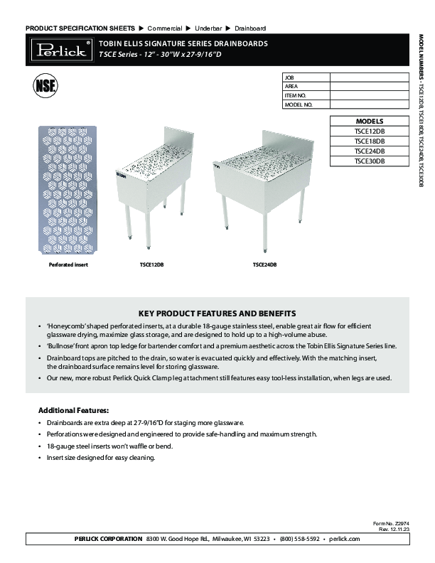 Cutsheet