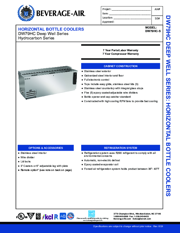 Cutsheet