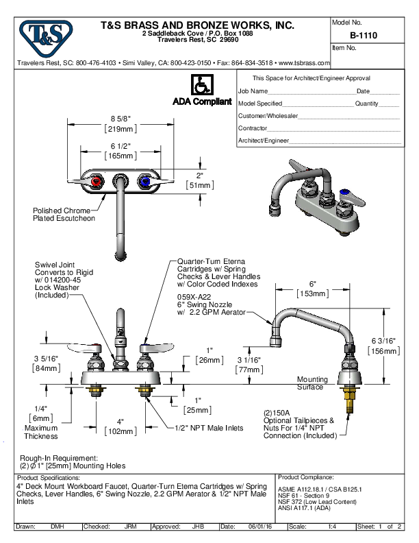 Cutsheet