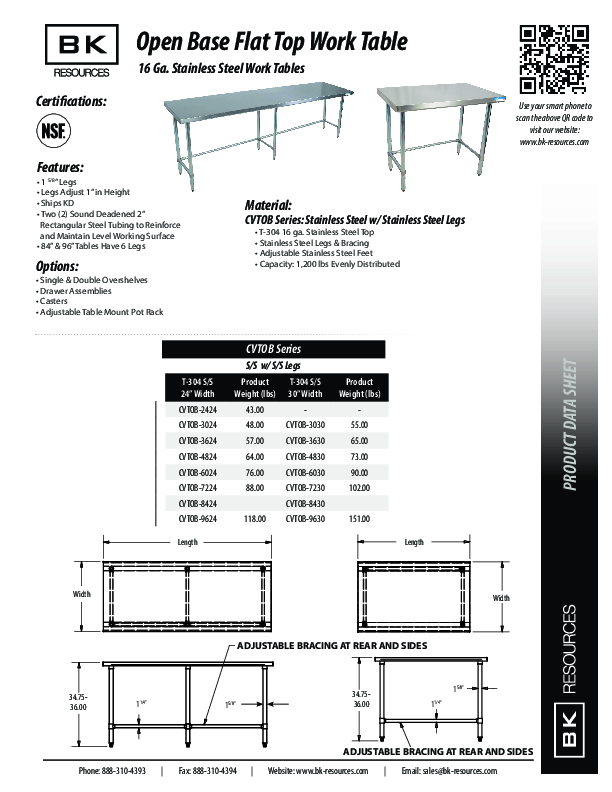 Cutsheet