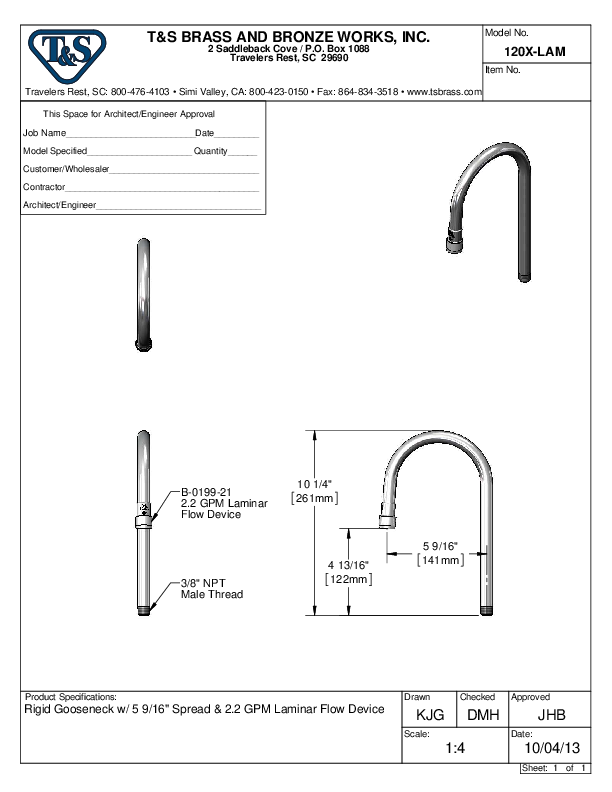 Cutsheet