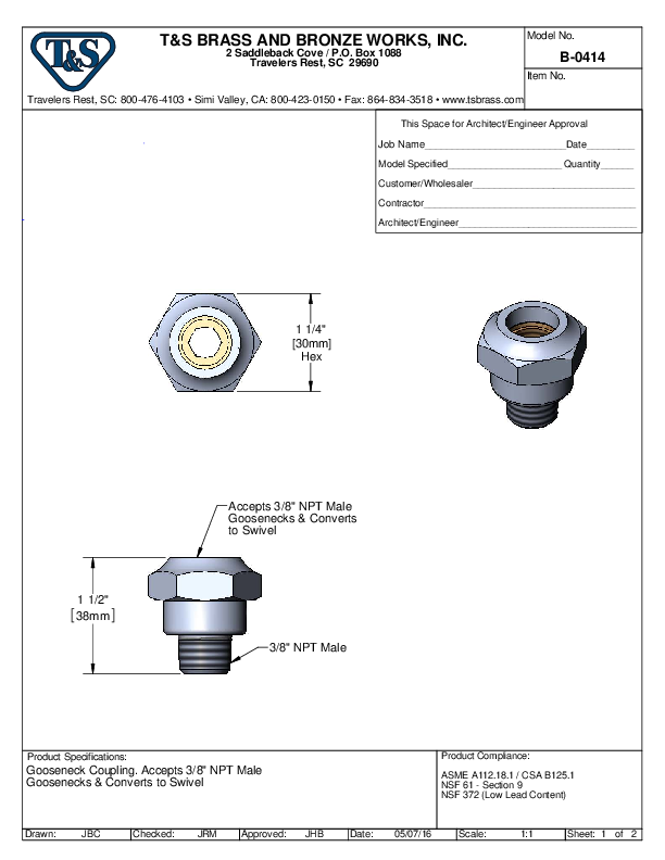 Cutsheet