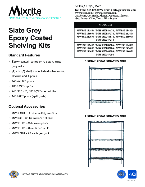 Cutsheet