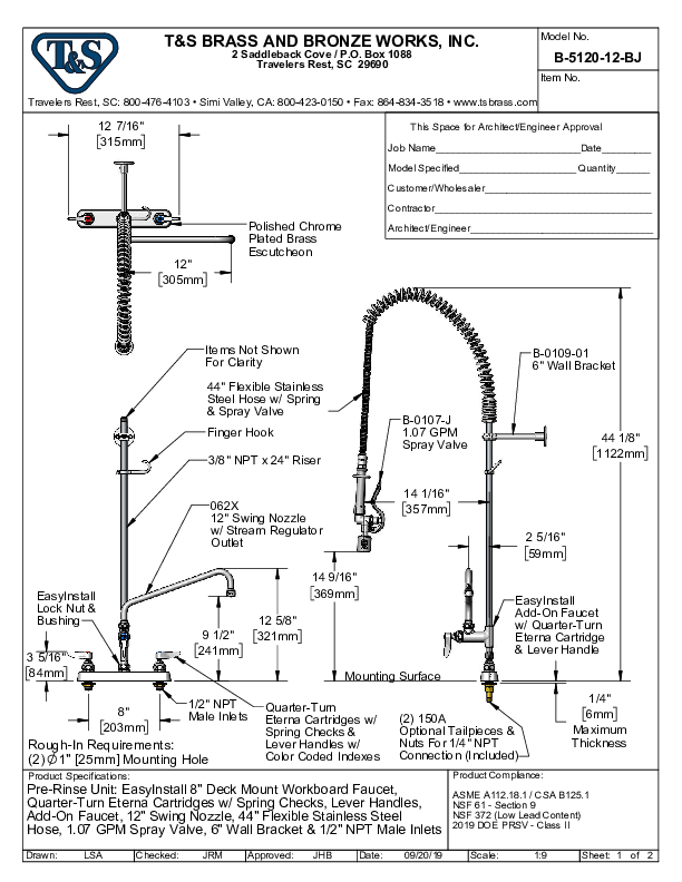 Cutsheet