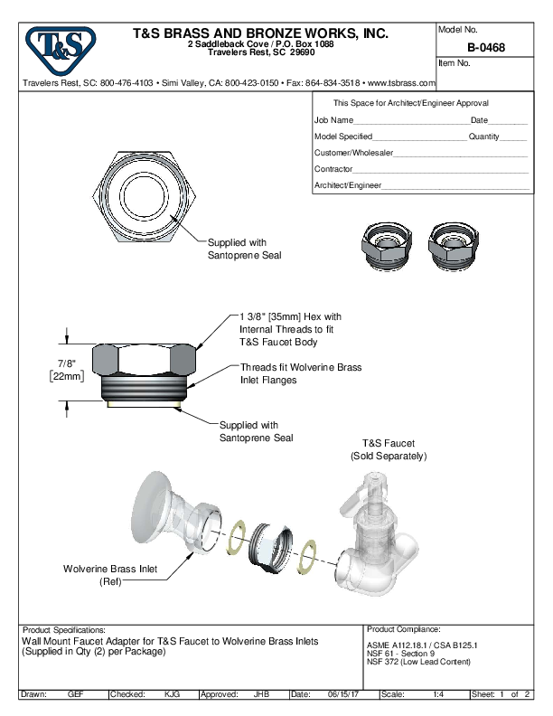 Cutsheet