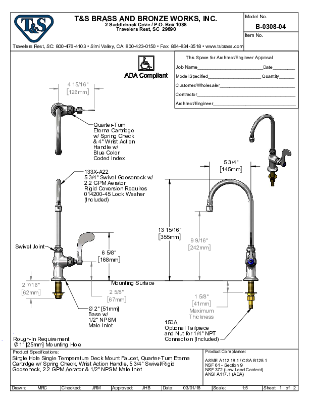 Cutsheet