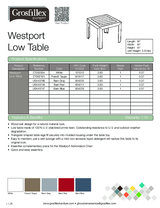 Cutsheet