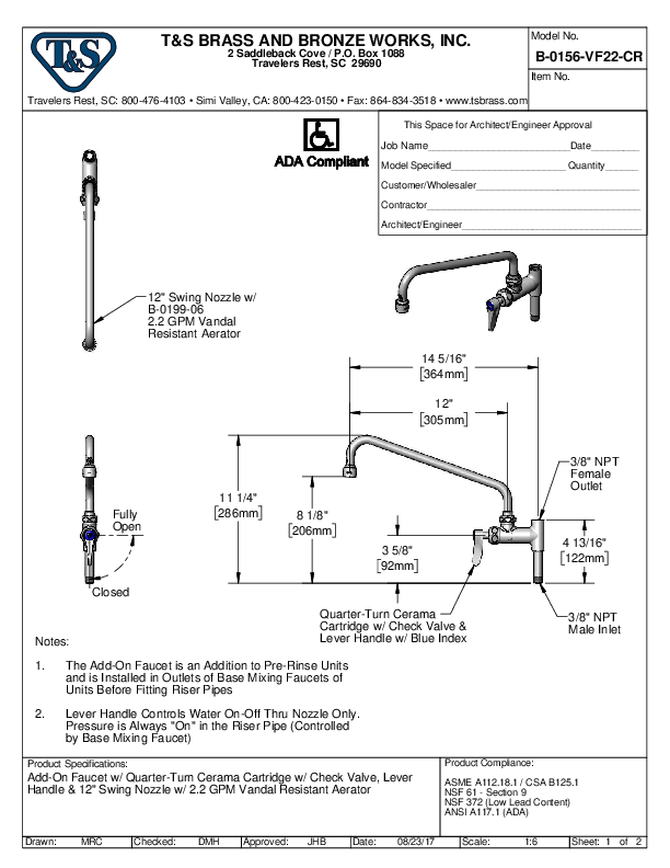 Cutsheet