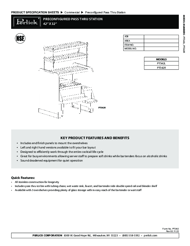 Cutsheet