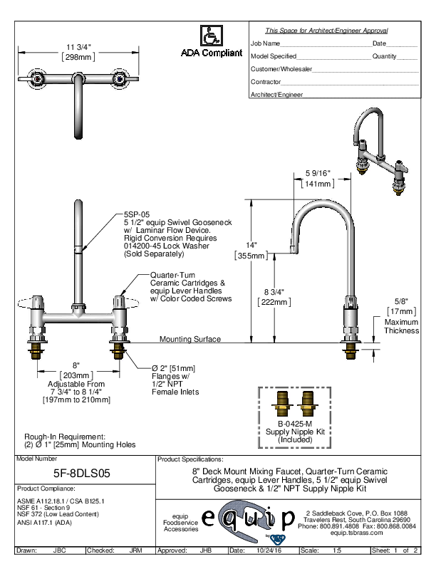 Cutsheet