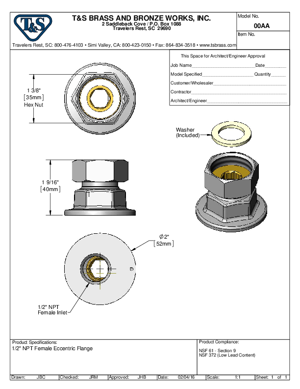 Cutsheet