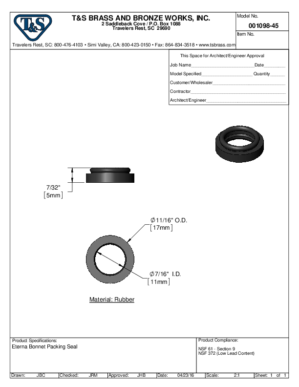 Cutsheet