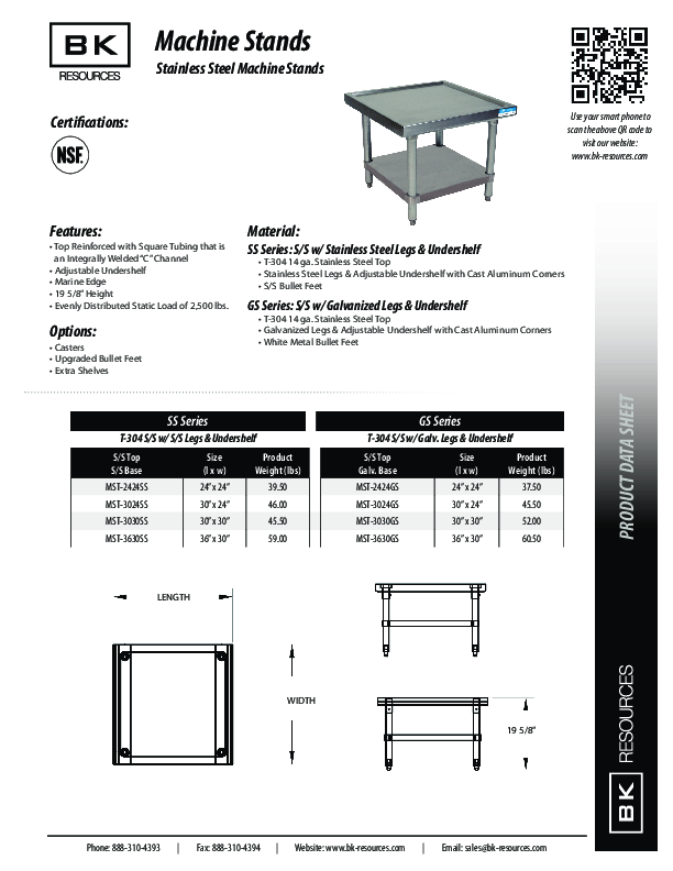 Cutsheet