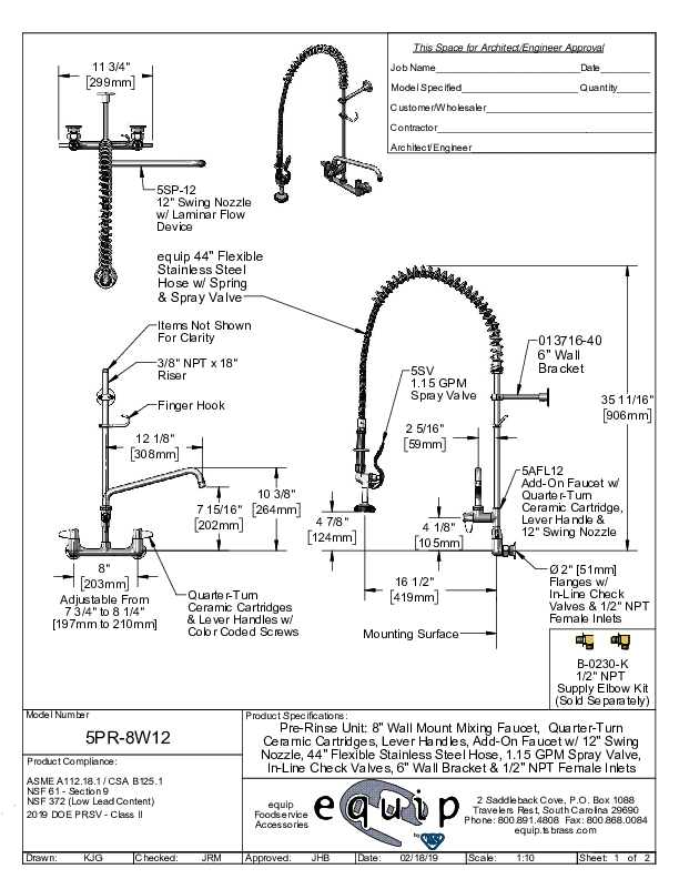 Cutsheet