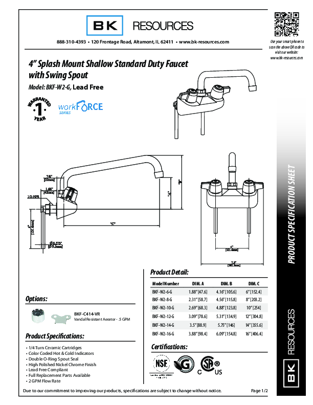 Cutsheet