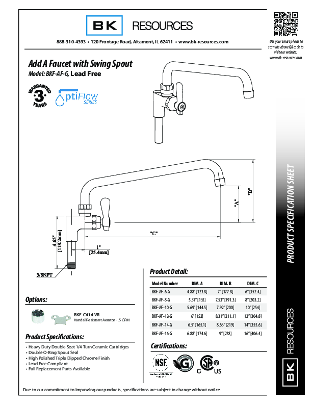 Cutsheet