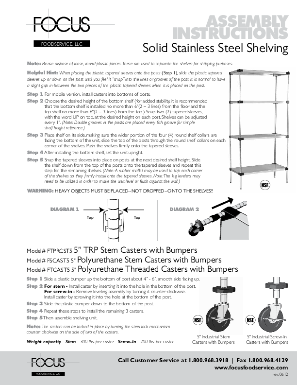 Assembly Instructions