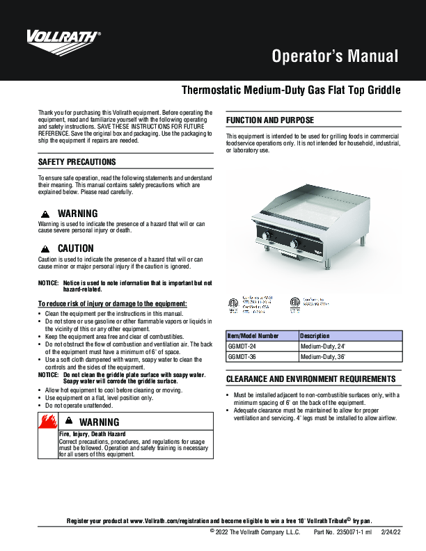 Operating Manual