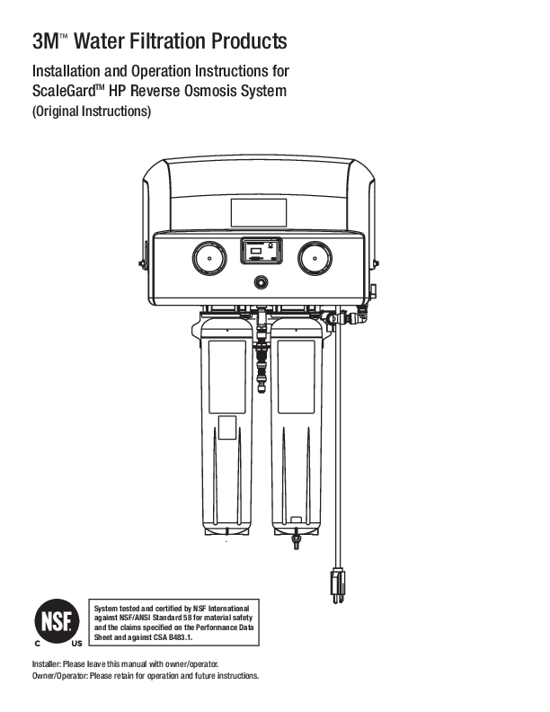 Installation & Operation Manual